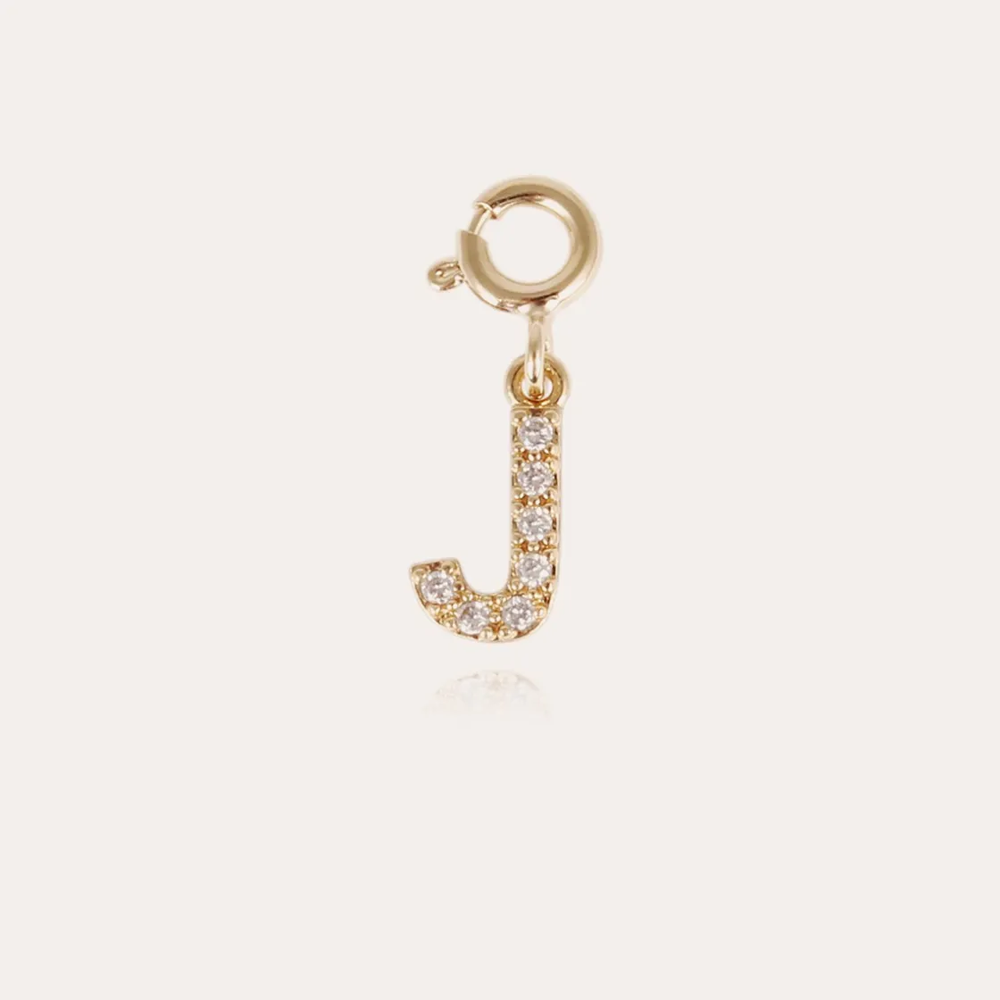 Gas Bijoux Letter J pendant charms strass gold^ Colliers & Bracelets Lettres Découvrir