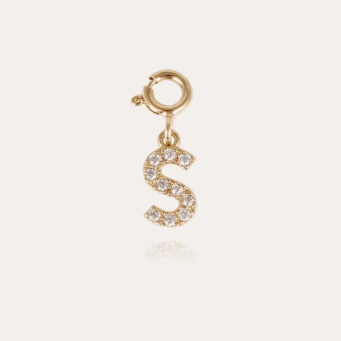 Gas Bijoux Letter S pendant charms strass gold^ Colliers & Bracelets Lettres Découvrir