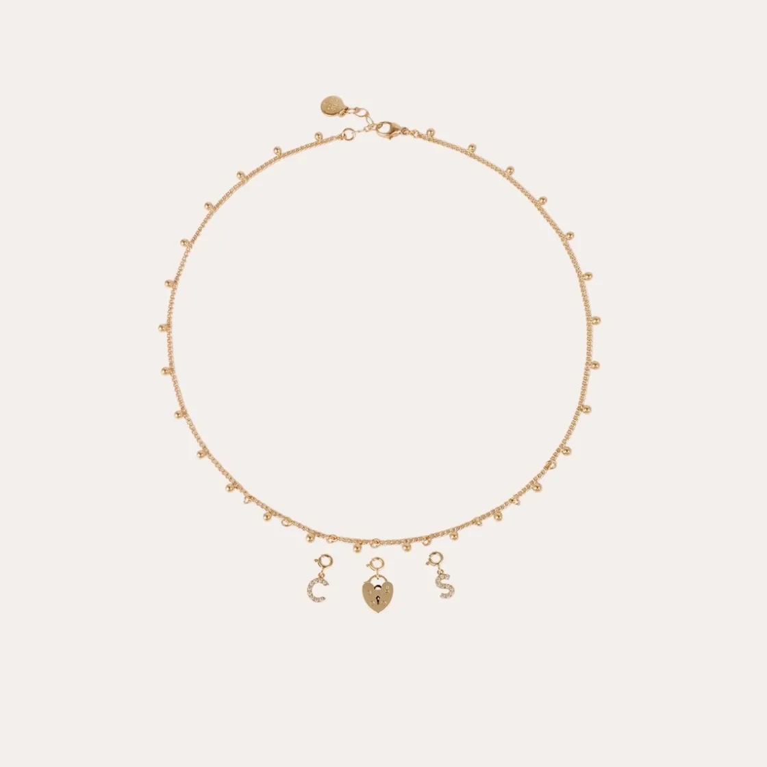 Gas Bijoux Letter S pendant charms strass gold^ Colliers & Bracelets Lettres Découvrir