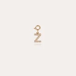 Gas Bijoux Letter Z pendant charms strass gold^ Colliers & Bracelets Lettres Découvrir
