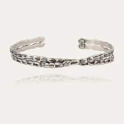 Gas Bijoux Liane crossed bracelet silver^Femme Bracelets|Bijoux Argentés