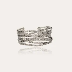 Gas Bijoux Liane cuff bracelet small size silver^Femme Bracelets|Bijoux Argentés