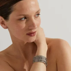 Gas Bijoux Liane cuff bracelet small size silver^Femme Bracelets|Bijoux Argentés