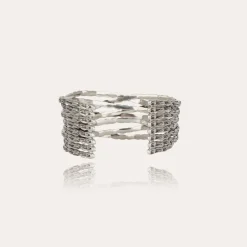Gas Bijoux Liane cuff bracelet small size silver^Femme Bracelets|Bijoux Argentés