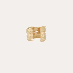 Gas Bijoux Liane cuff ring gold^Femme Bagues