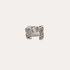 Gas Bijoux Liane cuff ring silver^Femme Bagues