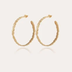 Gas Bijoux Liane hoop earrings gold^Femme Boucles D'oreilles|Bijoux Dorés