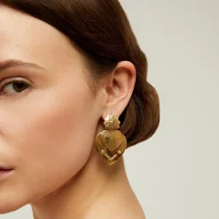 Gas Bijoux Love earrings gold^Femme Boucles D'oreilles|Bijoux Dorés