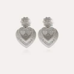 Gas Bijoux Love earrings silver^Femme Boucles D'oreilles|Bijoux Argentés