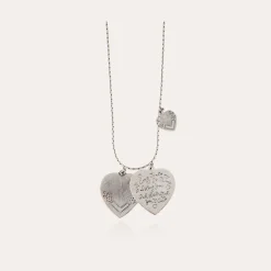 Gas Bijoux Love necklace silver^Femme Colliers|Bijoux Argentés