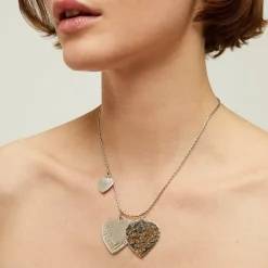 Gas Bijoux Love necklace silver^Femme Colliers|Bijoux Argentés