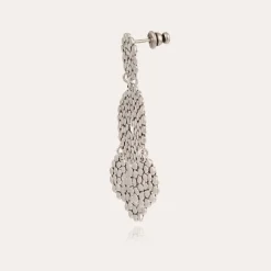 Gas Bijoux Lucky Sequin earrings small size silver^Femme Boucles D'oreilles|Bijoux Argentés