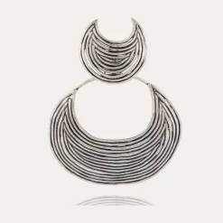 Gas Bijoux Luna Wave earrings silver^Femme Boucles D'oreilles|Bijoux Argentés