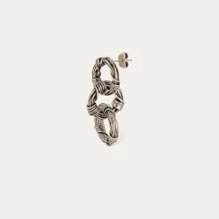 Gas Bijoux Maille Ariane earrings silver^Femme Boucles D'oreilles