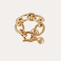 Gas Bijoux Maille Ovale bracelet medium size gold^Femme Bracelets|Bijoux Dorés