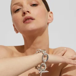 Gas Bijoux Maille Ovale bracelet medium size silver^Femme Bracelets|Bijoux Argentés