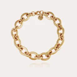 Gas Bijoux Maille Ovale necklace medium size gold^Femme Colliers|Bijoux Dorés