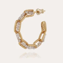 Gas Bijoux Mako hoop earrings gold^Femme Boucles D'oreilles