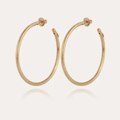 Gas Bijoux Maori hoop earrings large size gold^Femme Boucles D'oreilles|Bijoux Dorés