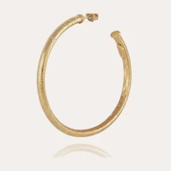 Gas Bijoux Maori hoop earrings small size gold^Femme Boucles D'oreilles|Bijoux Dorés