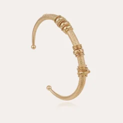 Gas Bijoux Maranzana hammered bracelet gold^Femme Bracelets|Bijoux Dorés