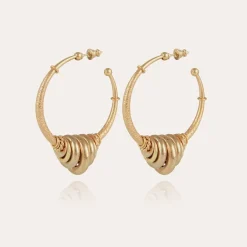Gas Bijoux Maranzana hoop earrings gold^Femme Boucles D'oreilles|Bijoux Dorés
