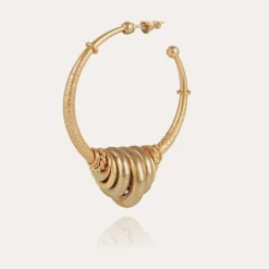 Gas Bijoux Maranzana hoop earrings gold^Femme Boucles D'oreilles|Bijoux Dorés