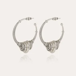 Gas Bijoux Maranzana hoop earrings silver^Femme Boucles D'oreilles|Bijoux Argentés