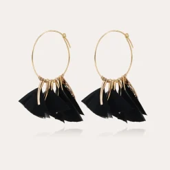 Gas Bijoux Marly hoop earrings small size gold^Femme Boucles D'oreilles