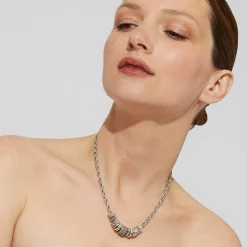 Gas Bijoux Marquise Chain necklace silver^Femme Colliers