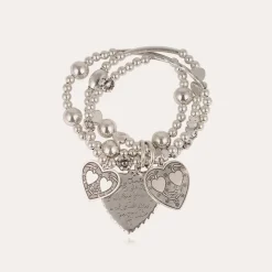 Gas Bijoux Merlin Love bracelet silver^Femme Bracelets