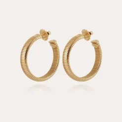 Gas Bijoux Milo hoop earrings gold^Femme Boucles D'oreilles|Bijoux Dorés