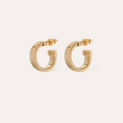 Gas Bijoux Milo hoop earrings mini gold^Femme Boucles D'oreilles|Bijoux Dorés