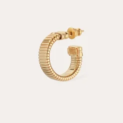 Gas Bijoux Milo hoop earrings mini gold^Femme Boucles D'oreilles|Bijoux Dorés