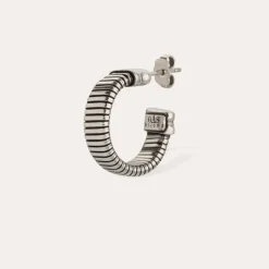 Gas Bijoux Milo hoop earrings mini silver^Femme Boucles D'oreilles|Bijoux Argentés