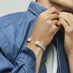 Gas Bijoux Milos bracelet large size silver^Homme Bracelets Homme|Bijoux Argentés Homme