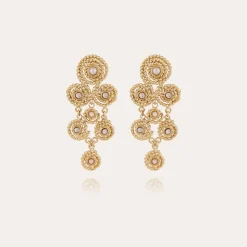 Gas Bijoux Mistral earrings small size gold^Femme Boucles D'oreilles