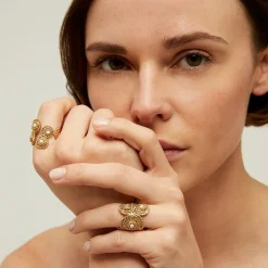 Gas Bijoux Mistral Liane ring gold^Femme Bagues