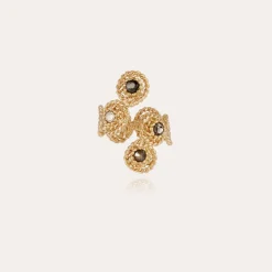 Gas Bijoux Mistral Liane ring gold - Strass^Femme Bagues