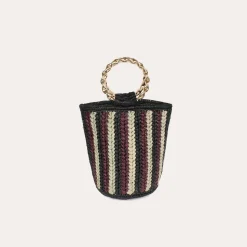Gas Bijoux Moki bucket bag raffia^ Sacs & Pochettes