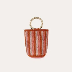 Gas Bijoux Moki bucket bag raffia^ Sacs & Pochettes