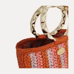 Gas Bijoux Moki bucket bag raffia^ Sacs & Pochettes