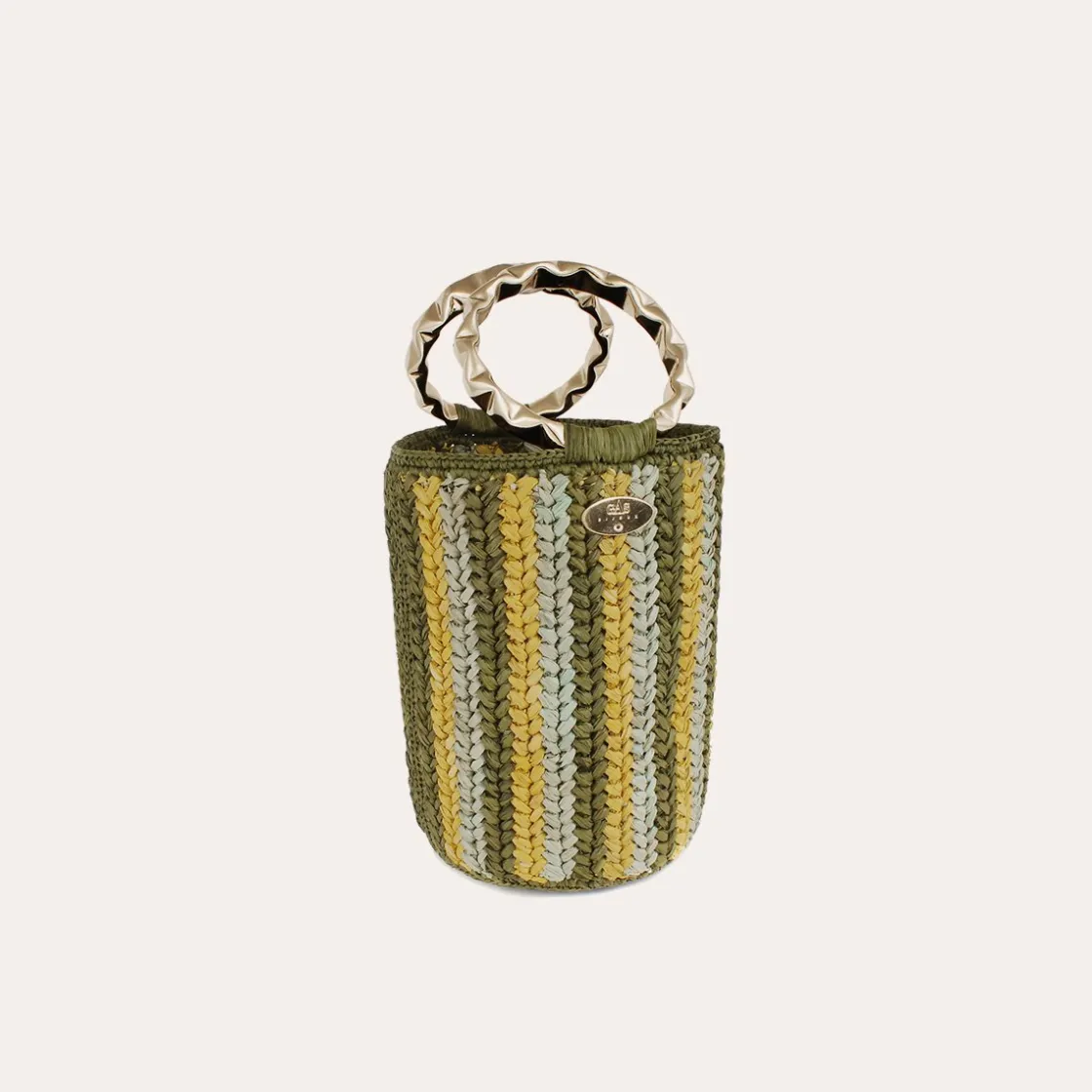 Gas Bijoux Moki bucket bag raffia^ Sacs & Pochettes