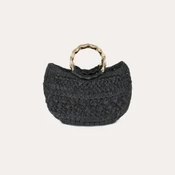 Gas Bijoux Moki purse bag raffia^ Sacs & Pochettes