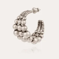 Gas Bijoux Multiperla hoop earrings mini silver^Femme Boucles D'oreilles|Bijoux Argentés