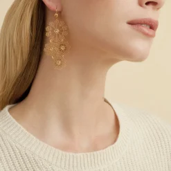 Gas Bijoux Neige earrings mini gold^Femme Boucles D'oreilles