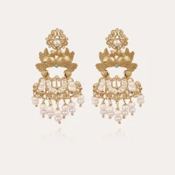 Gas Bijoux Oaxaca Tassels earrings gold^Femme Boucles D'oreilles