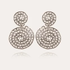 Gas Bijoux Onde Chain earrings large size silver^Femme Boucles D'oreilles|Bijoux Argentés