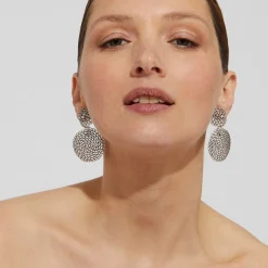 Gas Bijoux Onde Gourmette earrings small size silver^Femme Boucles D'oreilles|Bijoux Argentés