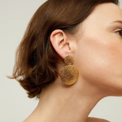 Gas Bijoux Onde Lucky earrings small size gold^Femme Boucles D'oreilles|Bijoux Dorés